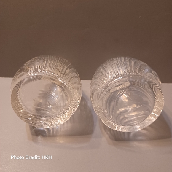 Cambridge Caprice Clear (Stem 300) Salt & Pepper Shaker Set w/Plastic Lids - Picture 6 of 8